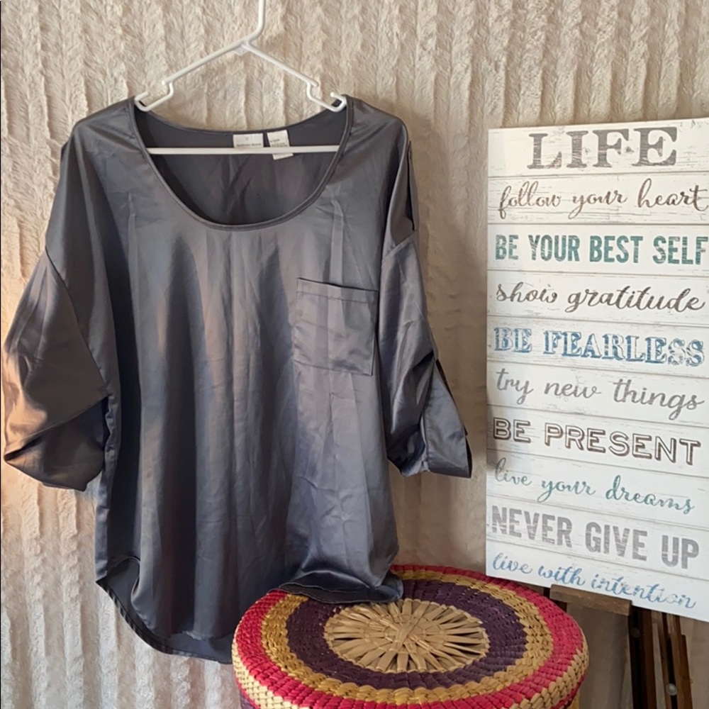 Beautiful Satin Tunic Shirt